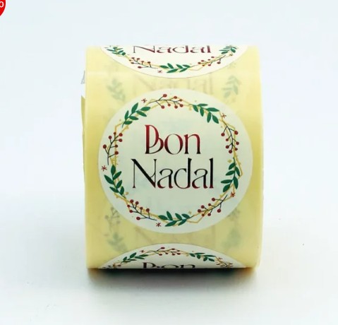 Bon nadal orla redonda 50mm 250u.