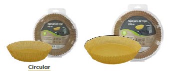 Bandeja Redonda Air Fryer 200mm. 50u.