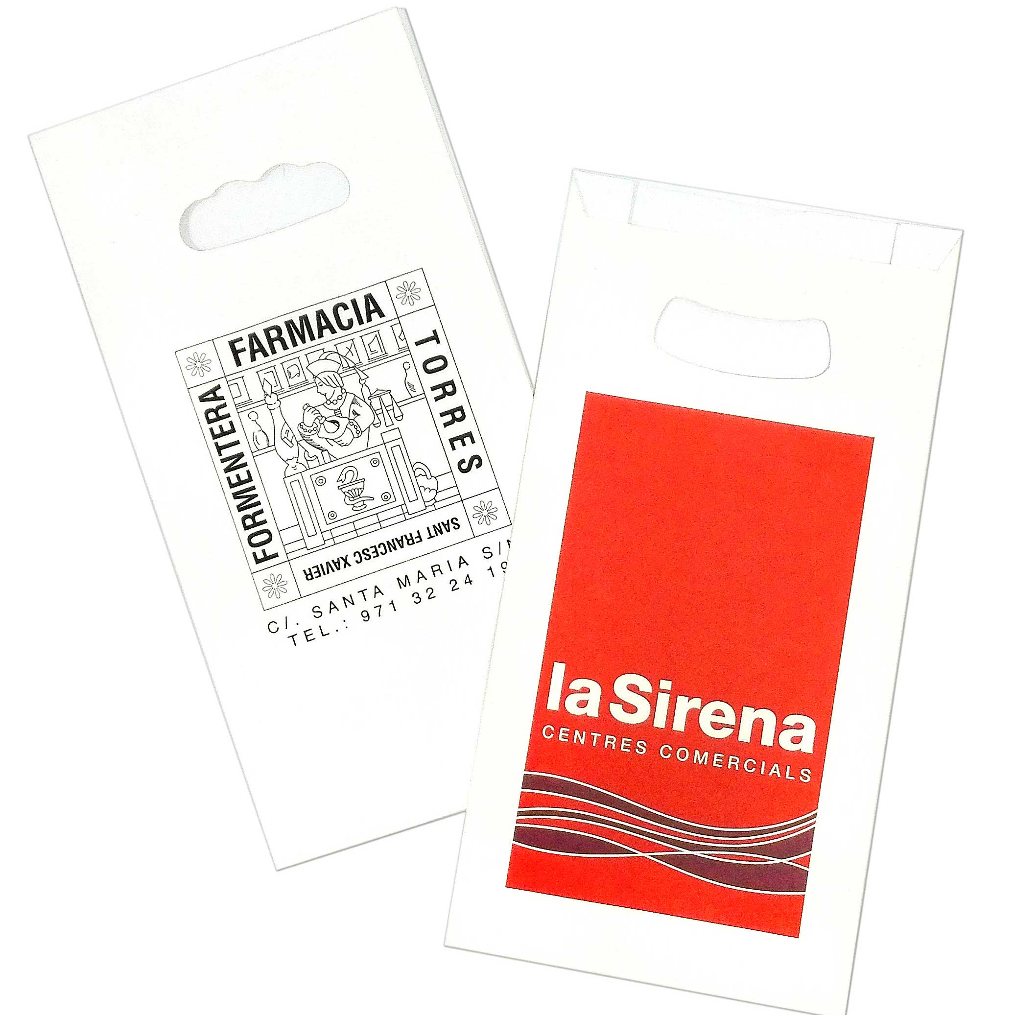 Bolsa Asa Troquelada Papel Personalizada 9