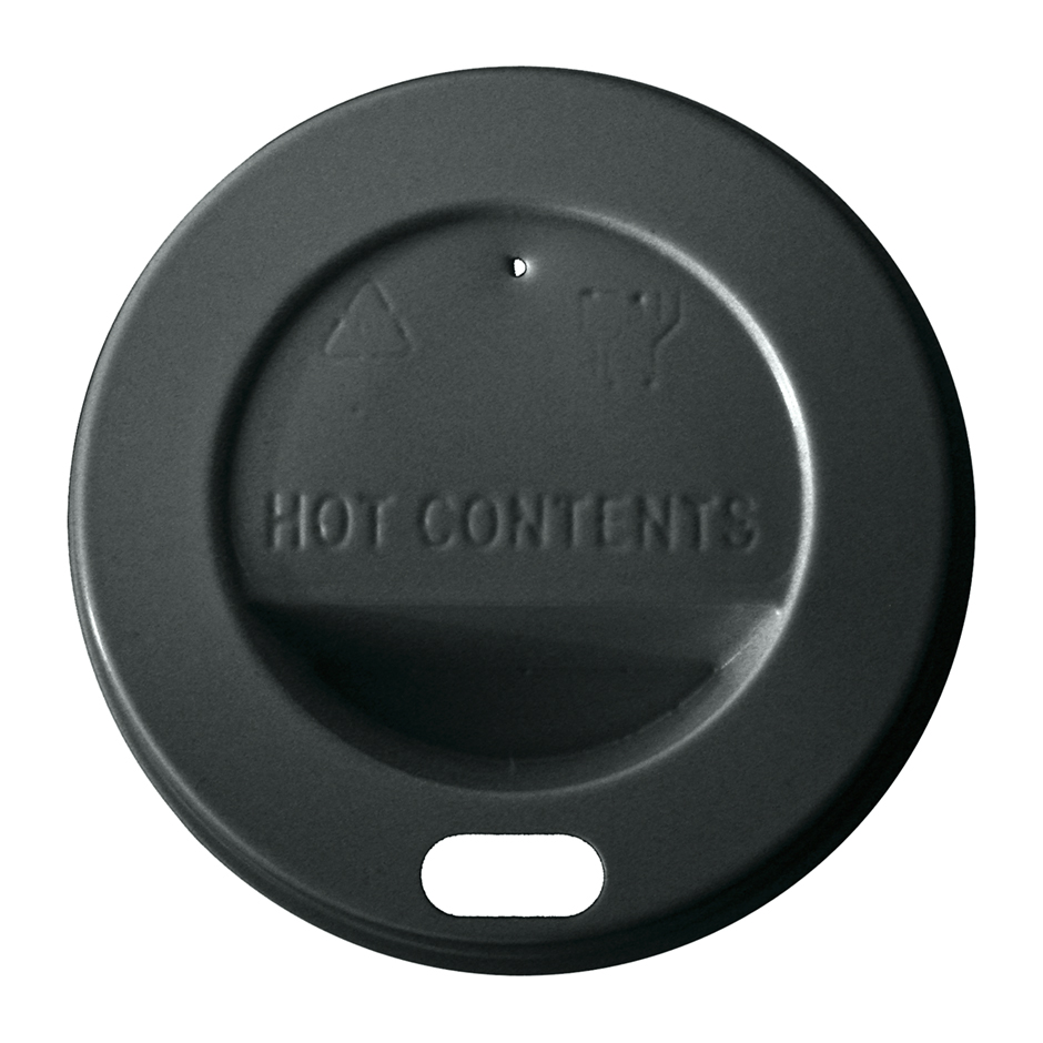 Tapa Vaso Cafe Negra 120ml/4Oz 100u.