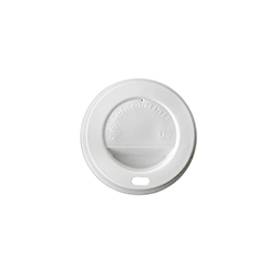 Tapa Vaso Cafe Blanca120ml/4oz 100u.