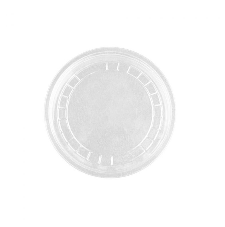 Tapa plana cerrada Ø92mm PET 100u.