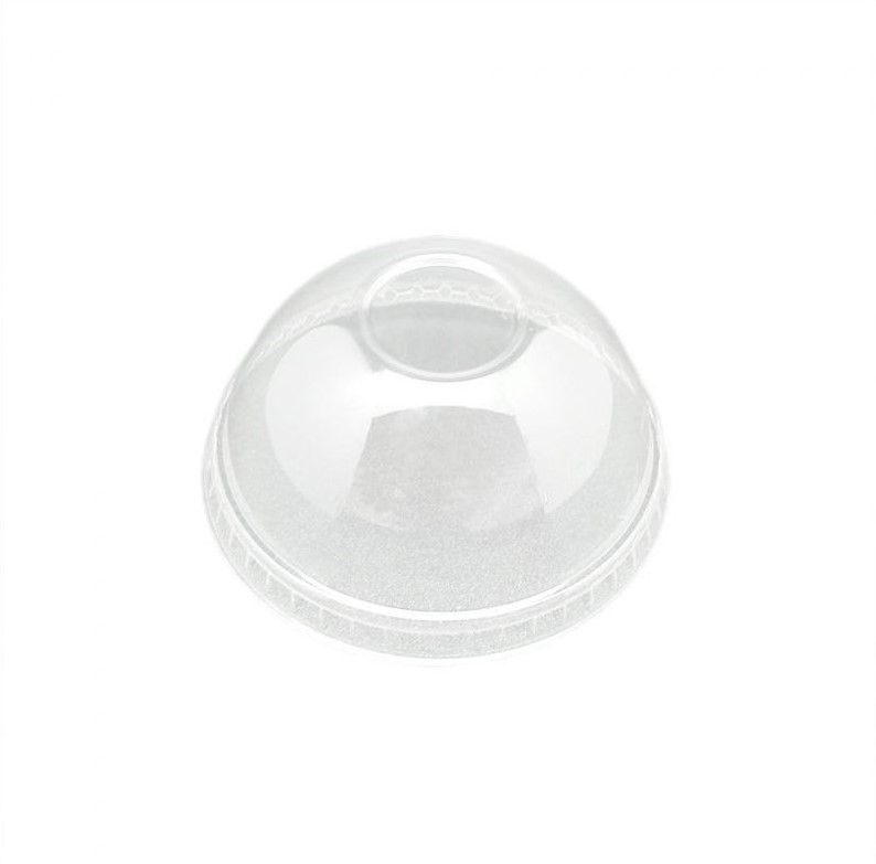 Tapa cúpula sin agujero Ø74mm PET 100u.