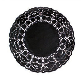 Blonda Ø24cm Negro 250u.*