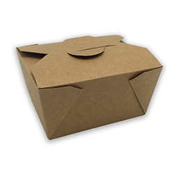 Caja Comida kraft 650ml 11x90x63mm 50u.