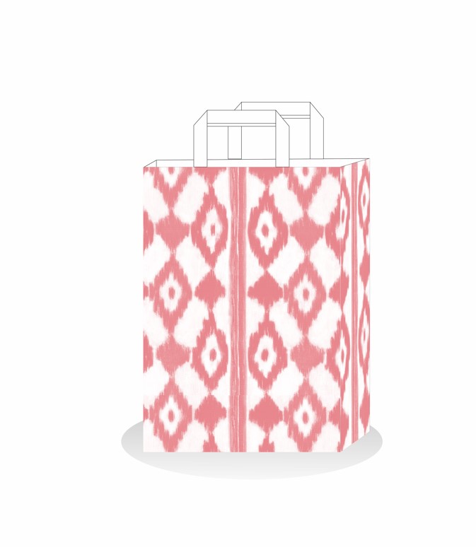 LLENGOS 22+10X30 ROJO Bolsa asa plana cajs 200u