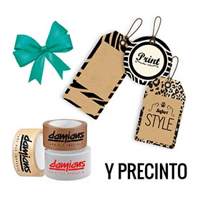 Cintas, etiquetas y precinto