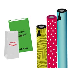 Papel y sobres de regalo
