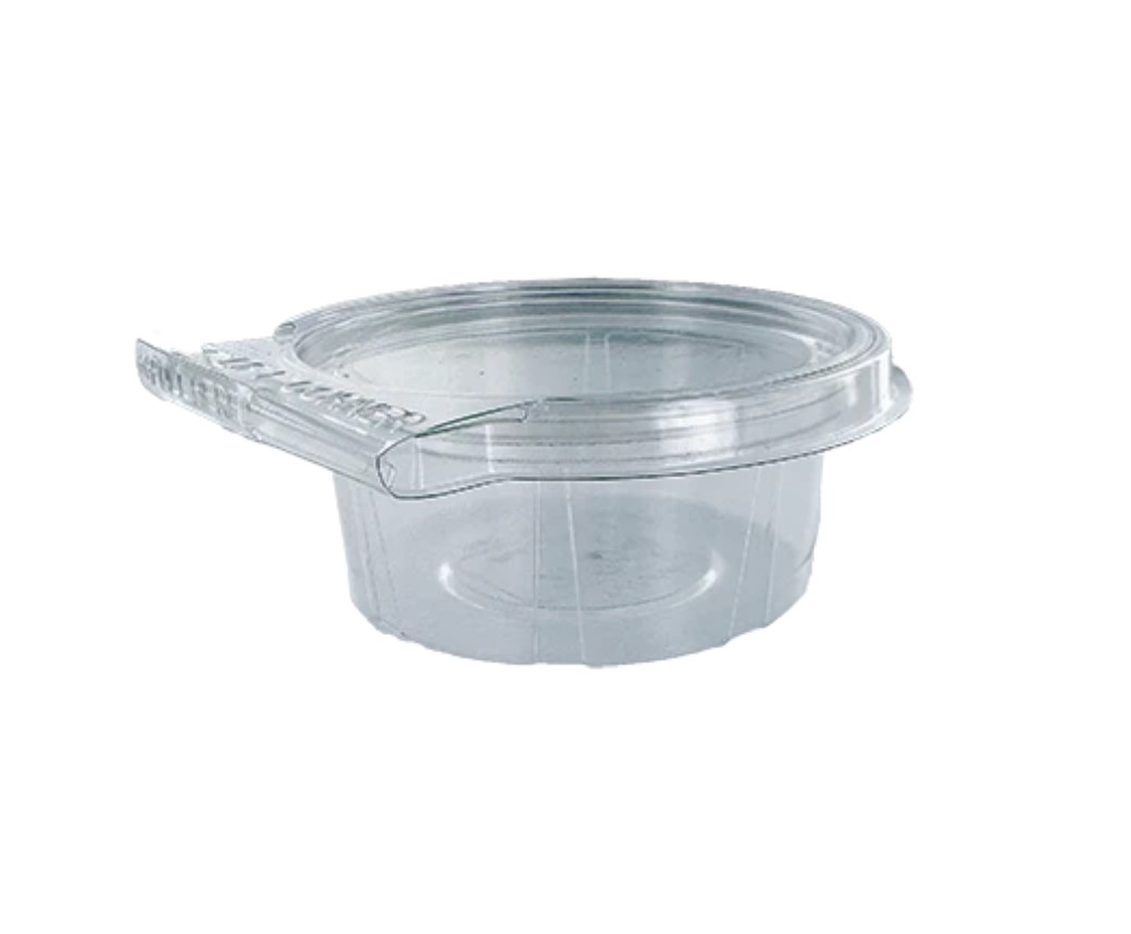 Envase redondo PET 180ml. cierre seguridad 50u.