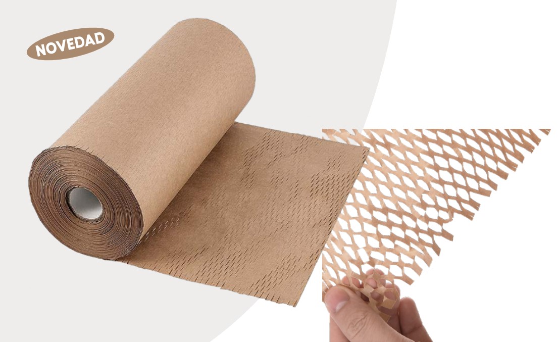 Papel nido de abeja 50x50m.