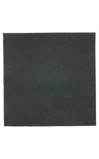 servilleta 20x20 double point negro 100u.