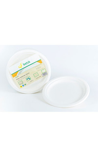 plato caña azucar ø17cm blco. 50u.