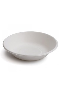 plato hondo 19cm caña azucar blanco 50u.