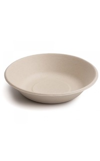 plato hondo 19cm caña azucar crema 50u.