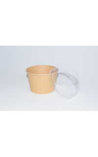 tarrina helado carton kraft 8oz 240ml 50u.