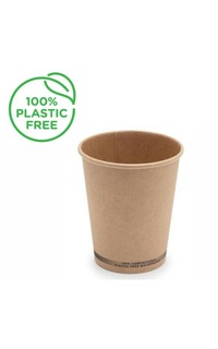 vaso 12oz kraft plasticfree 50u.