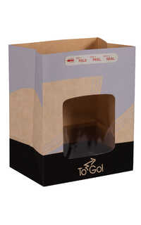 bolsa to go pollo/frito 22.5x27.1x14.7cm ven.50u.