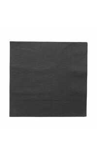 servilleta 40x40 cenefa negro 100u