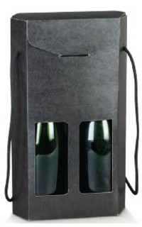 segreto esagono 2 bot. c/cord. seta nero 5u.