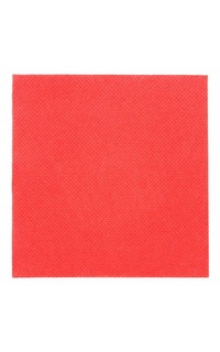servilleta 20x20 double point rojo 100u.