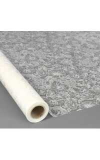 polipropileno transp patrón floral blanco 0.70x50m polipropileno transp patrón floral blanco 0.70x50m