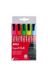 rotulador pizarra surtido 5u. p.redonda 5.5mm