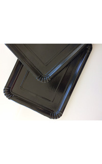 bandeja 16x22cm nº:5 negra 100u.