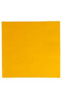 servilleta 40x40 cenefa amarillo 100u.