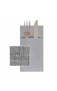 servilleta canguro 40x40 grafito 50u.