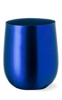 vaso aluminio azúl 1u.