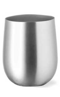 vaso aluminio plata 1u.