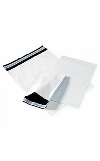 sobre mensajeria 43x57cm c/adh. blanco/negro 50u.