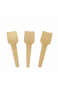 cucharilla helado madera 7cm 100u.