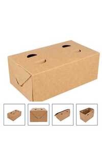 caja takeaway marron 2l 300g/m2 13x23x8 50u.