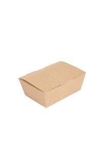 caja comida 14x10x5cm natural 60u.