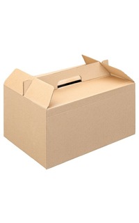 caja takeaway natural con asa 24.5x13.5x12cm 100u. caja takeaway natural con asa 24.5x13.5x12cm 100u.