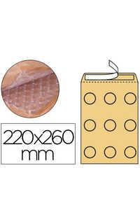 sobre burbujas mlg-e/2 220x260mm. 5u