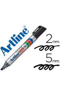 rotulador artline perm.negro 109 punta bisel 2-5mm