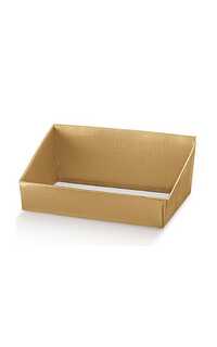 vassoio 310x240x105mm seta oro 1u.