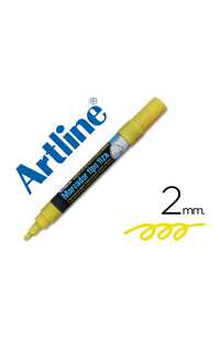 rotulador artline pizarra verde/negra epw4 amaril.