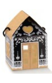 casetta c/cor. 120x120x110 little houses black 10u