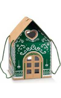 casetta c/cor. 200x200x180 little houses green 2u.
