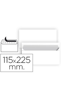 sobre liderpapel n5 blanco americano 115x225mm 25u