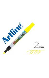 rotulador especial cristal amarillo fluor 2mm