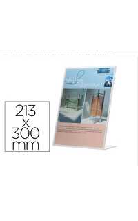 expositor sobremesa 213x300mm forma "l"