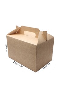 caja picnic kraft 145x205x135mm 25u.