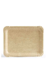 bandeja carton kraft 18x24cm 50u