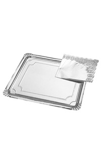 bandeja plata nº 5 .16x22cm 100u.
