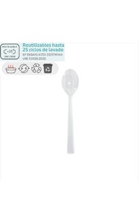 cucharilla transp.reutilizable 13.5cm 50u.