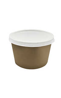 sopera carton kraft+tapa 470cc 50u.